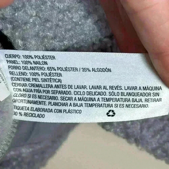 JoyLab Gray Women's 1/2 Zipper Sherpa Pullover Sweatshirt Size S - Picture 12 of 13